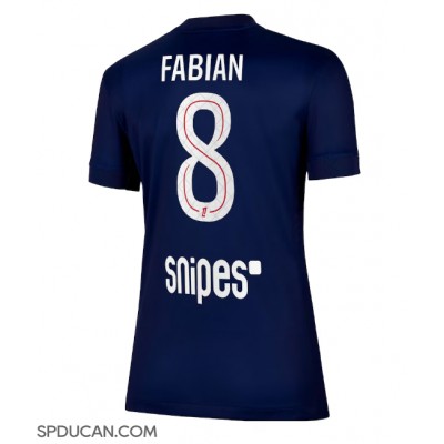 Zenski Nogometni Dres Paris Saint-Germain Fabian Ruiz #8 Domaci 2025-26 Kratak Rukav Zenski Nogometni Dres Paris Saint-Germain Fabian Ruiz #8 Domaci 2025-26 Kratak Rukav